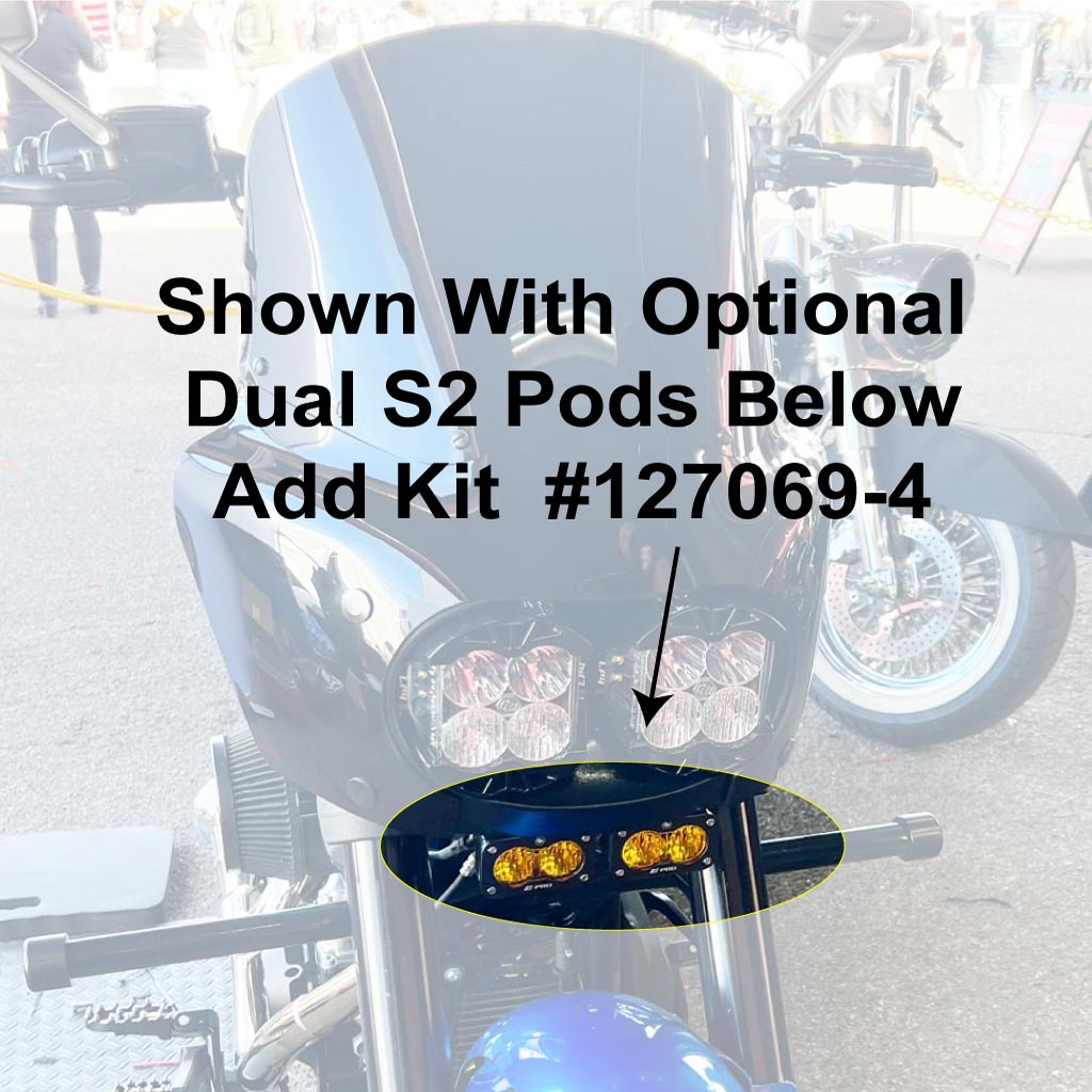 CRO Moto Dual S2 Add On Bracket Kit Fits Dual LP4 Light Kits 127069 & 127080