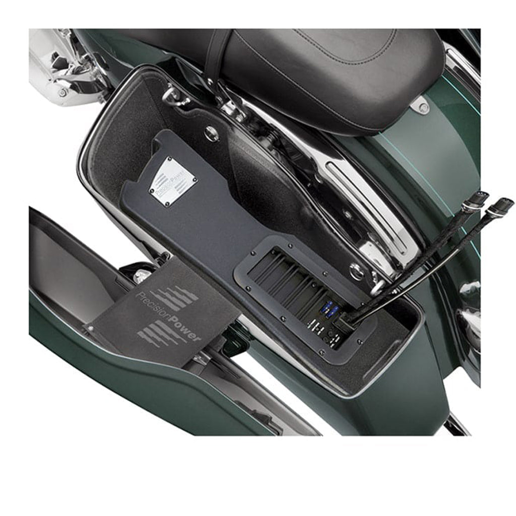 Installer-Friendly Saddlebag Powered Subwoofer Fits ’98-’13 Harley Davidson® Touring Models - HD13.SBW