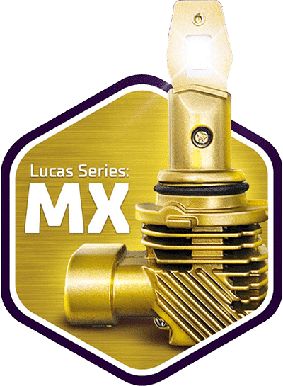 Lucas Lighting MX Series Headlight Pair 3X Brighter
