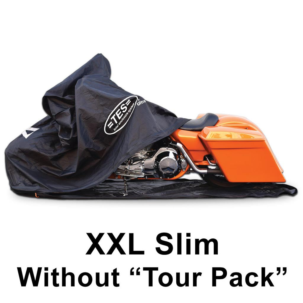 XXL-Slim Enclosed Motorcycle Cover Large Cruisers (Without Tour Pack) - U110M1C